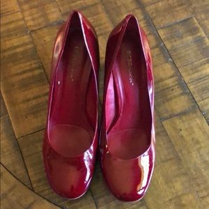 Size 10 BCBG Oxblood Red Patent Leather Heels